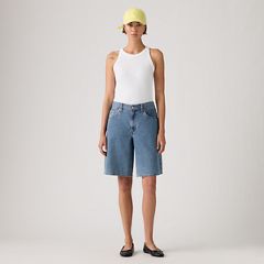 Baggy Dad Jorts — Own It Tencel - Medium Wash 5