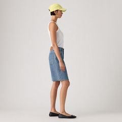Baggy Dad Jorts — Own It Tencel - Medium Wash 4