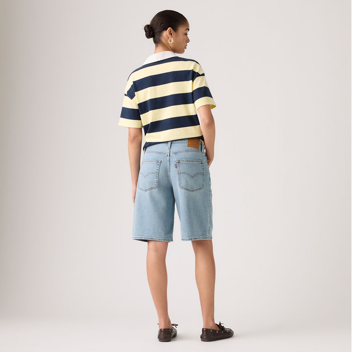 Baggy Dad Jorts — We Did It Short - Medium Wash
