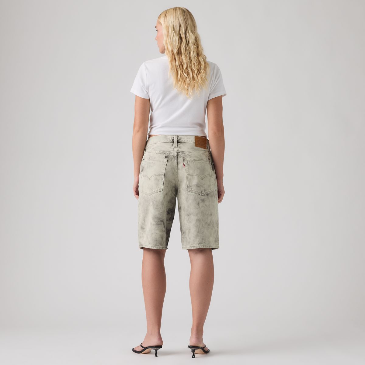 Baggy Dad Jorts — Soft Smoke Jort - Grey