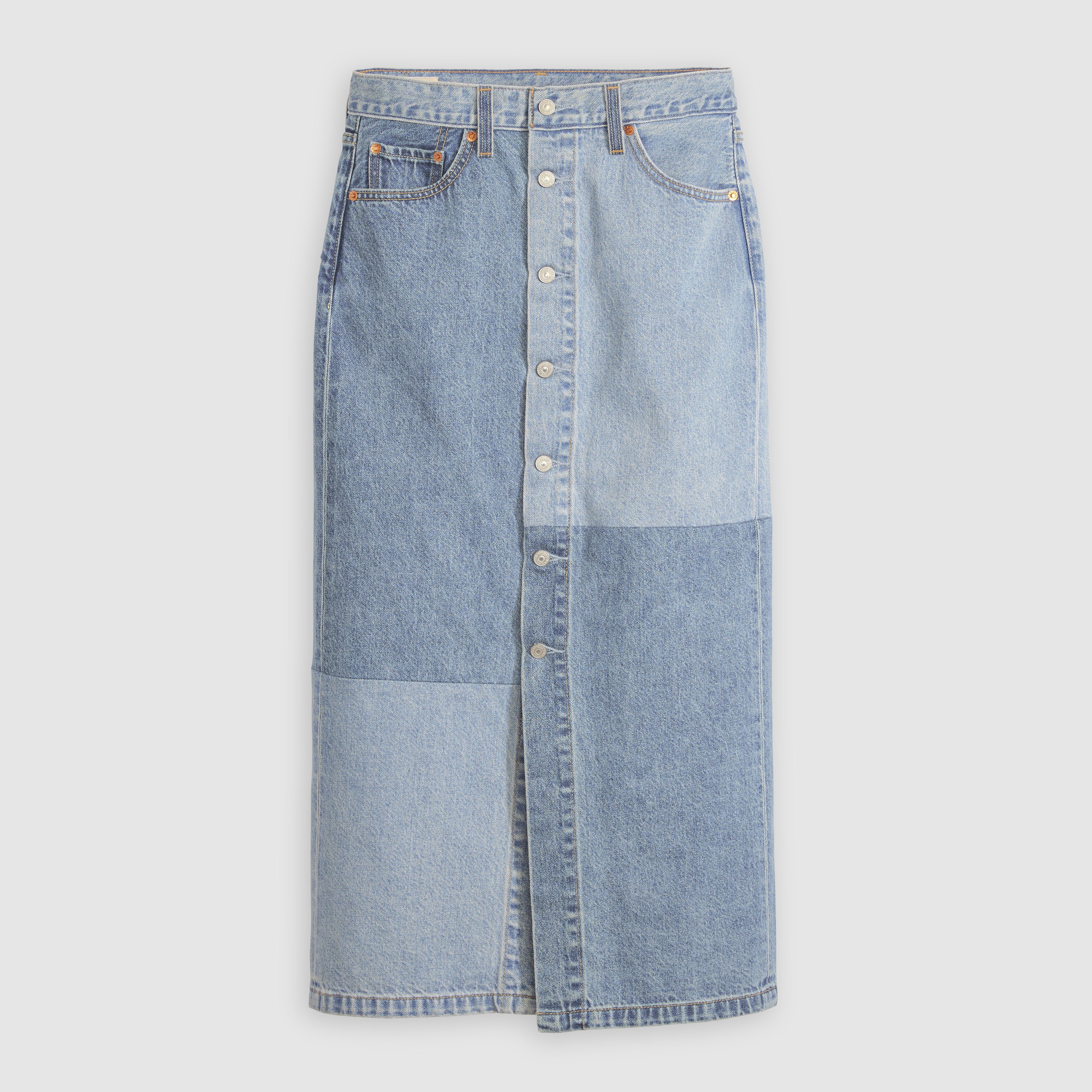 Button Midi Skirt 6