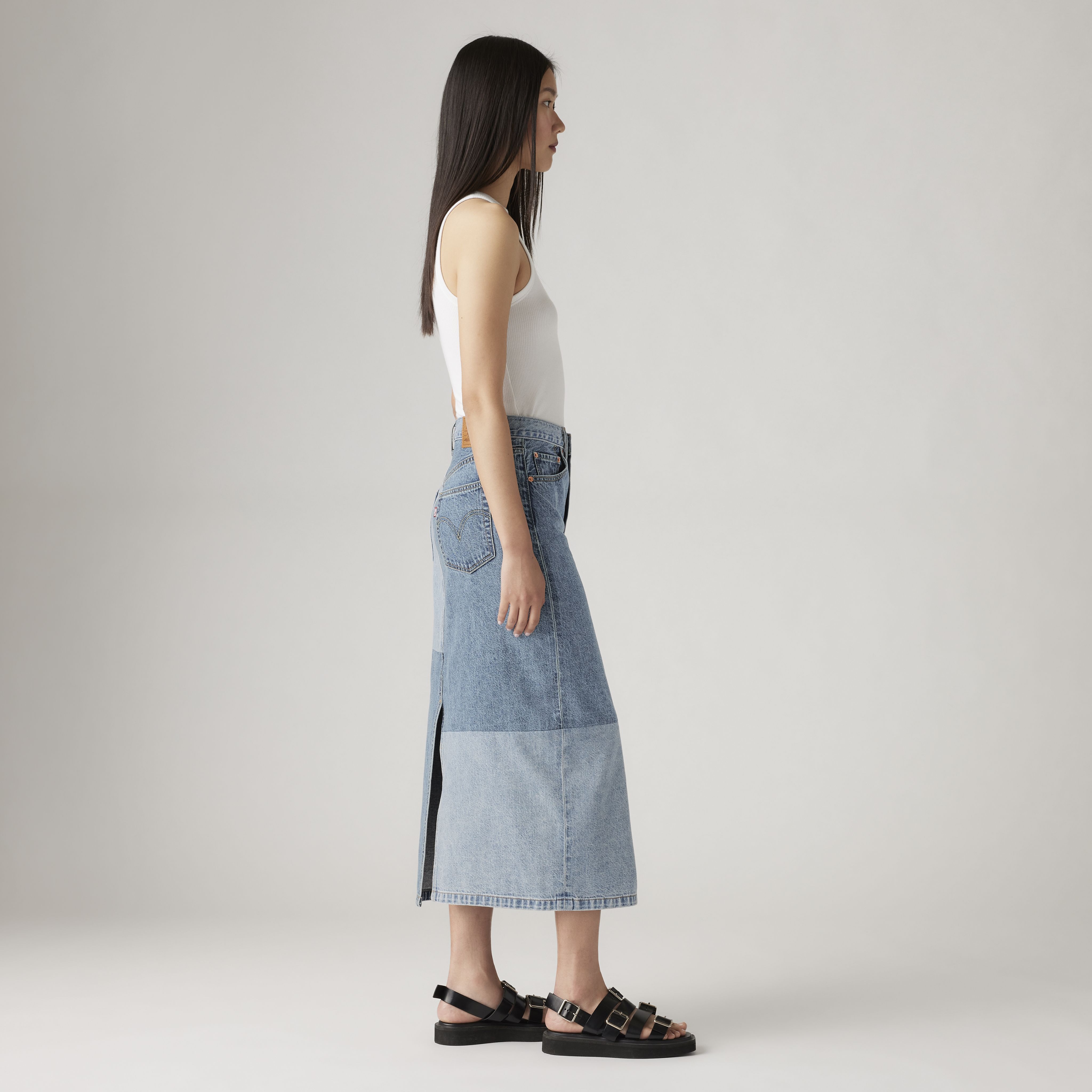 Button Midi Skirt 4