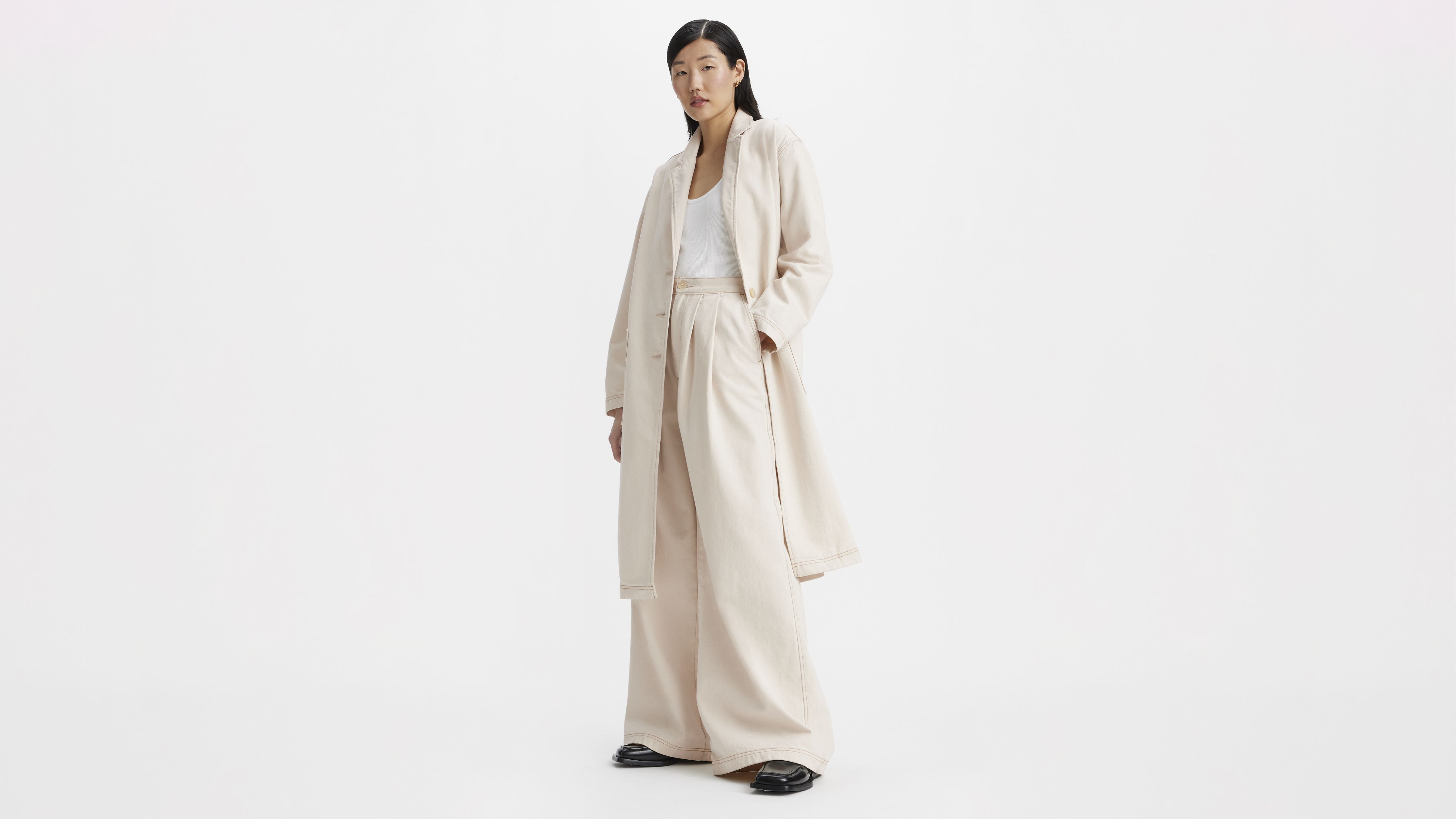 Japanese Denim Pleated Trousers 1