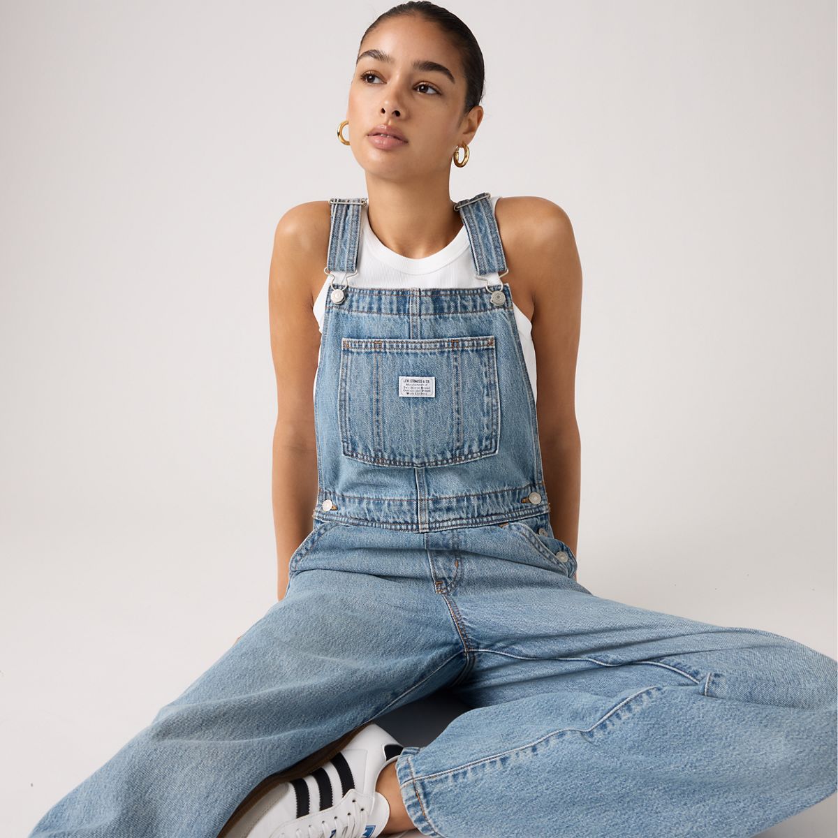 Baggy Overalls — Not The Same Overall - Medium Wash