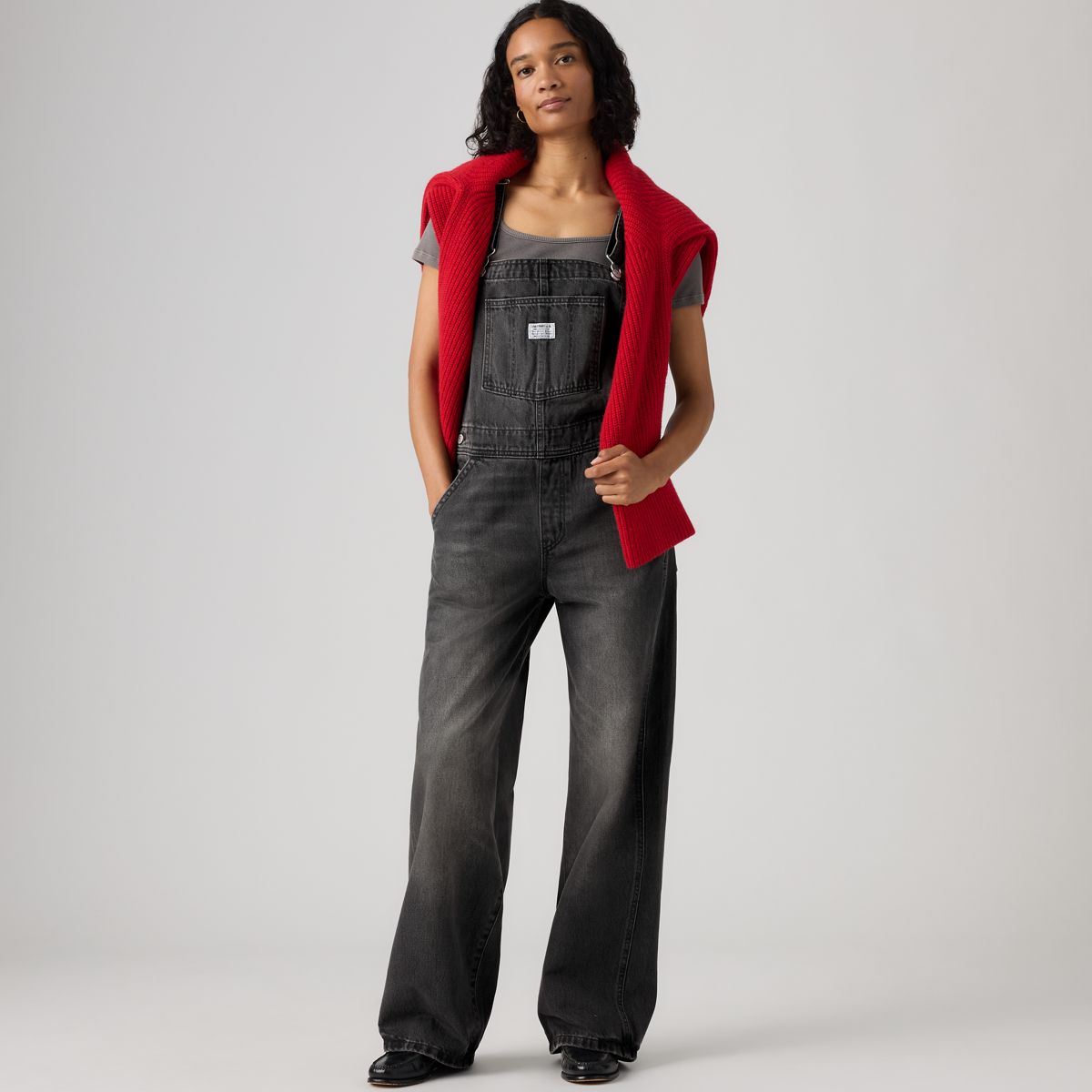 Baggy Overalls — Very Great - Black
