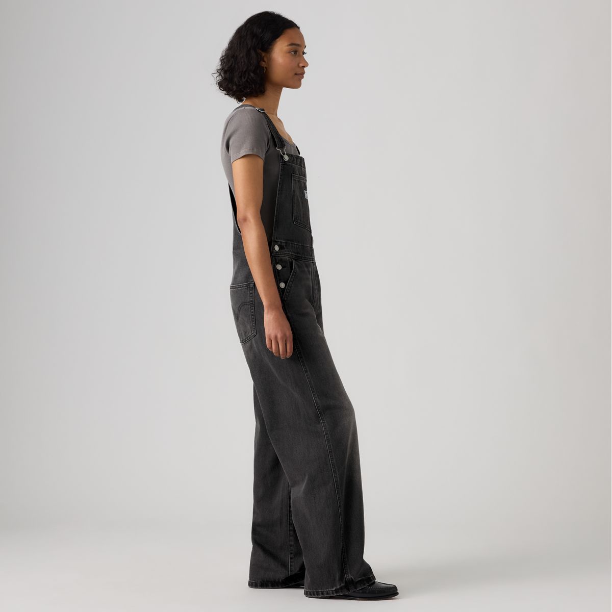 Baggy Overalls — Very Great - Black