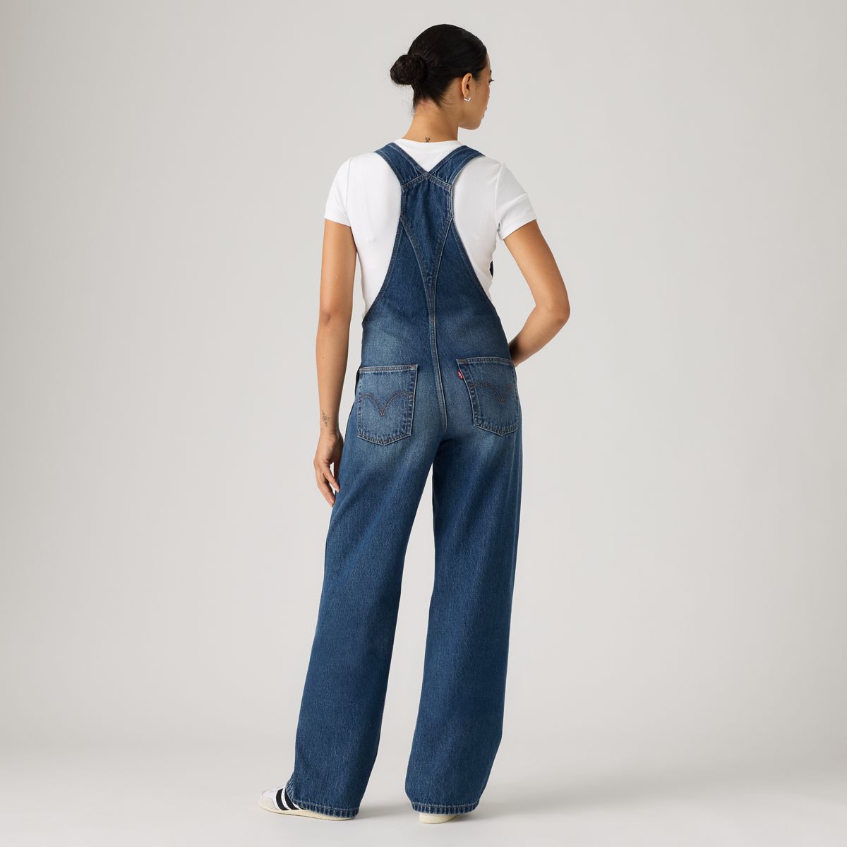 Baggy Overalls — Go Upstairs - Dark Wash