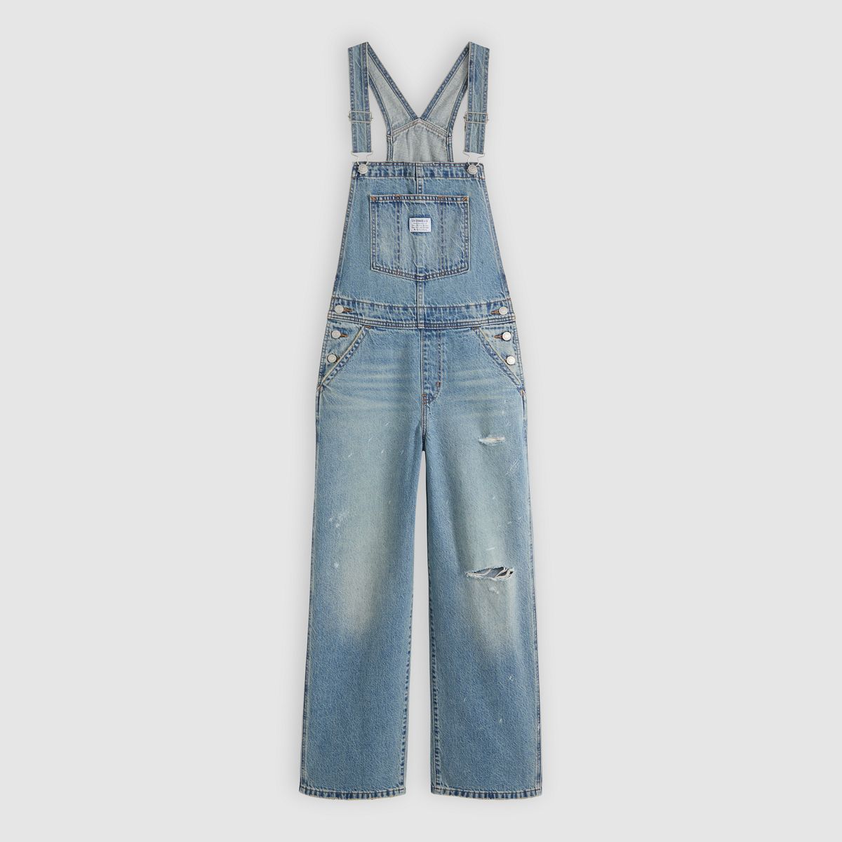Baggy Overalls — Hi And Welcome - Medium Wash