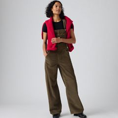 Corduroy Baggy Overalls — Canteen Corduroy - Brown 1