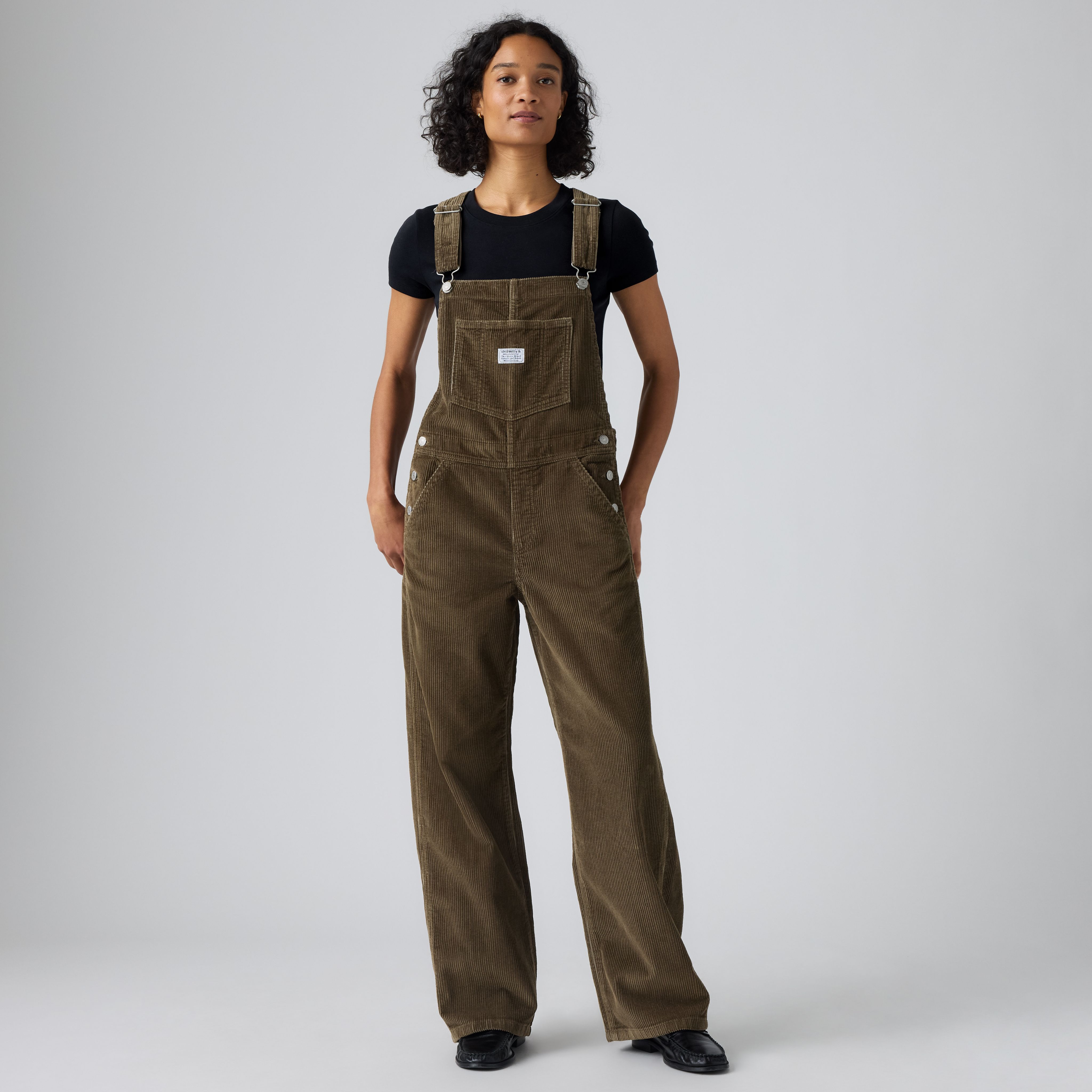 Corduroy Baggy Overalls 10