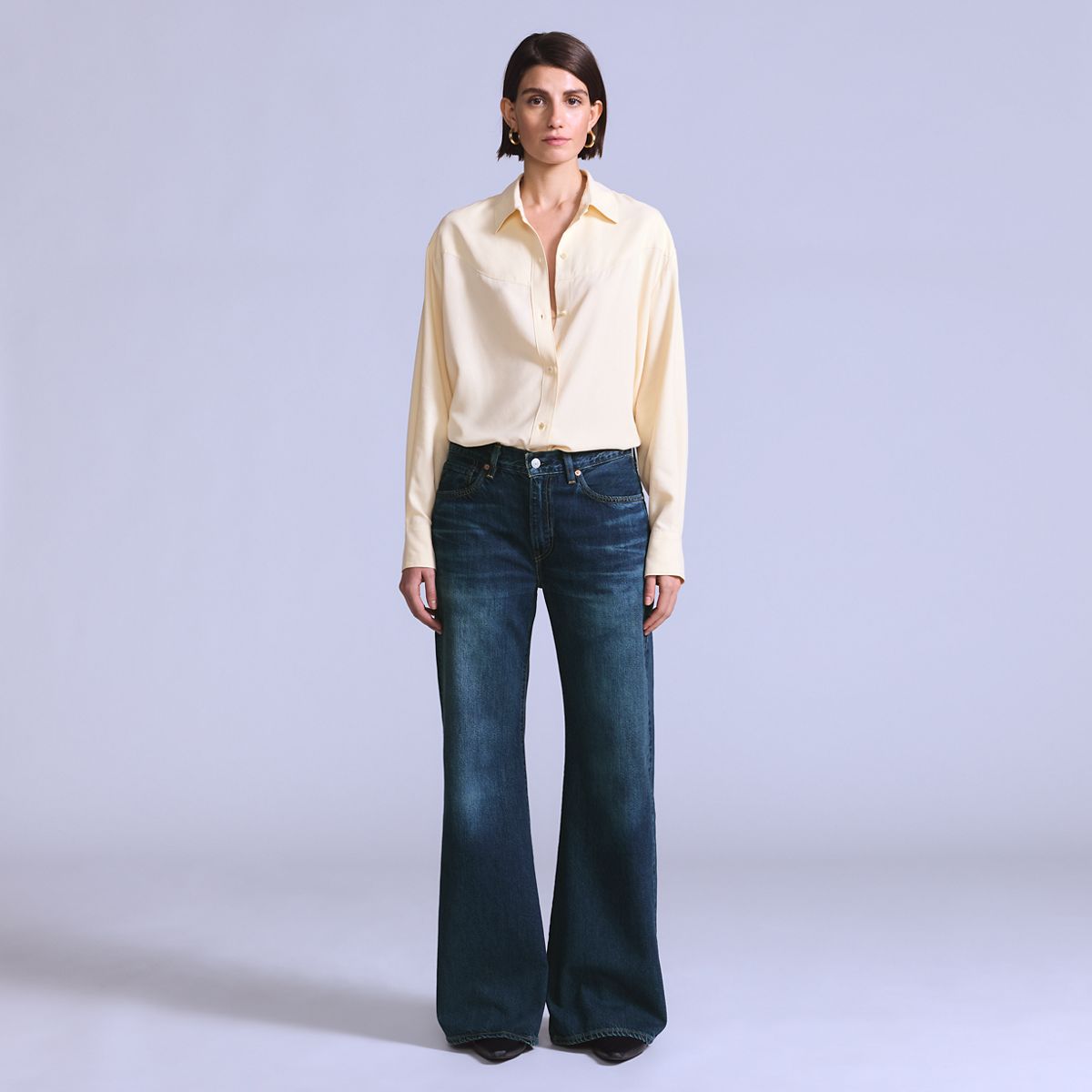 Women's Carve Jeans — Cerulean Made in Japan - Medium Wash