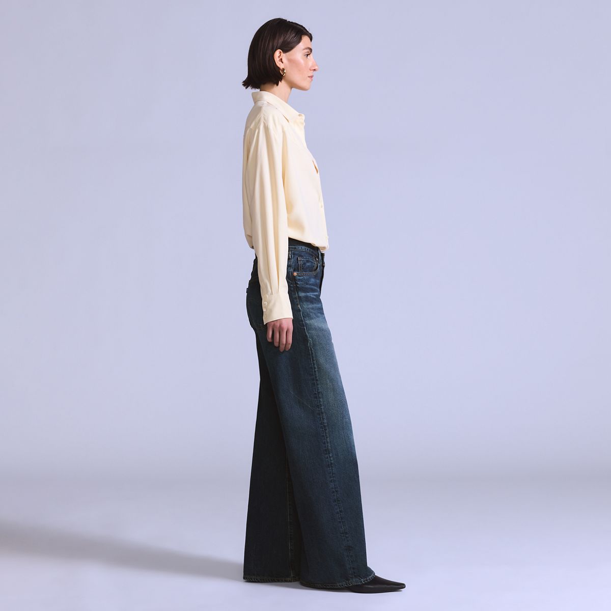 Women's Carve Jeans — Cerulean Made in Japan - Medium Wash