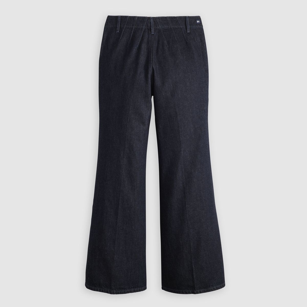 Stem Flare Trousers — Blue Lagoon Wash - Blue
