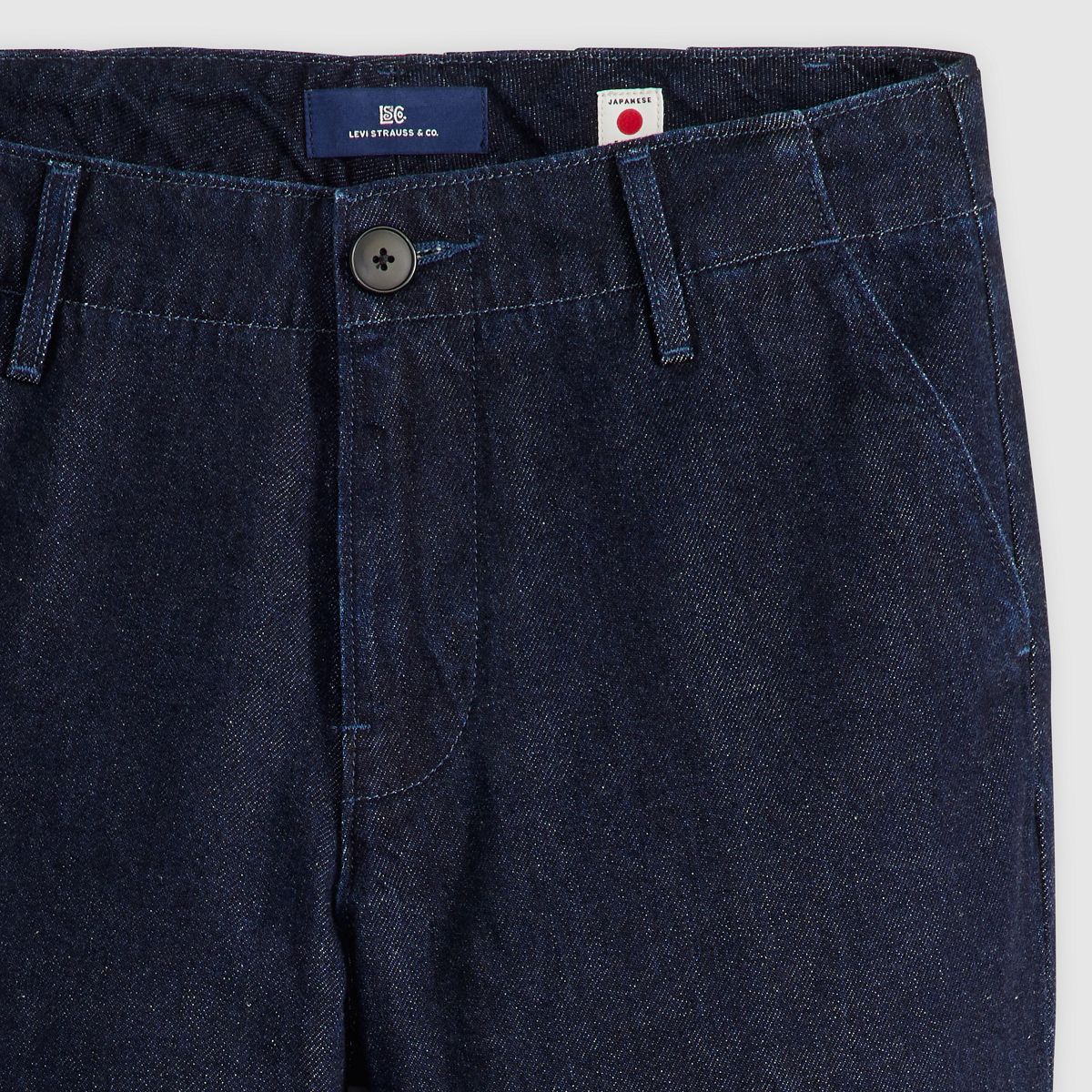 Stem Flare Trousers — Blue Lagoon Wash - Blue