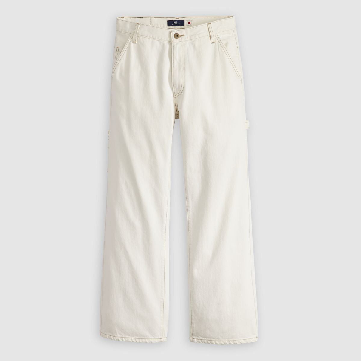 Carpenter Pants — Blue Ecru Foam - Beige