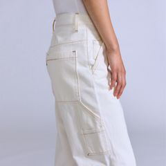Carpenter Pants — Blue Ecru Foam - Beige 2