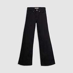 318 Shaping Wide Leg Women's Jeans — Soft Black 6