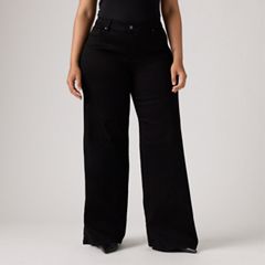 318 Shaping Wide Leg Women's Jeans — Soft Black 10