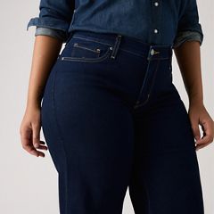 318 Shaping Wide Leg Women's Jeans — Darkest Sky - Dark Wash 11