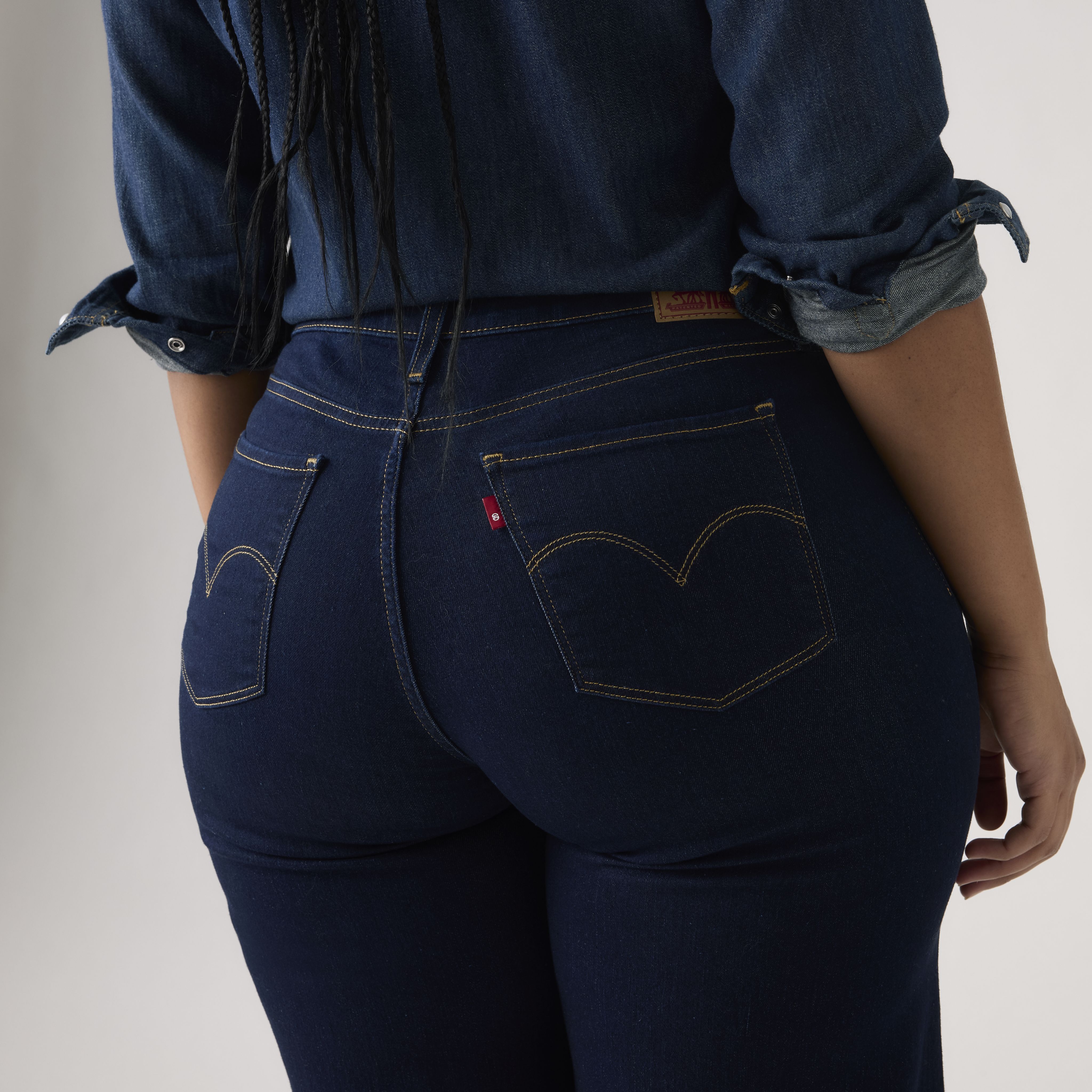 318 Shaping Wide Leg Women's Jeans - Dark Wash | Levi's® US