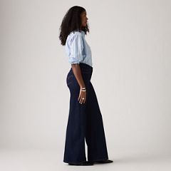 318 Shaping Wide Leg Women's Jeans — Darkest Sky - Dark Wash 4