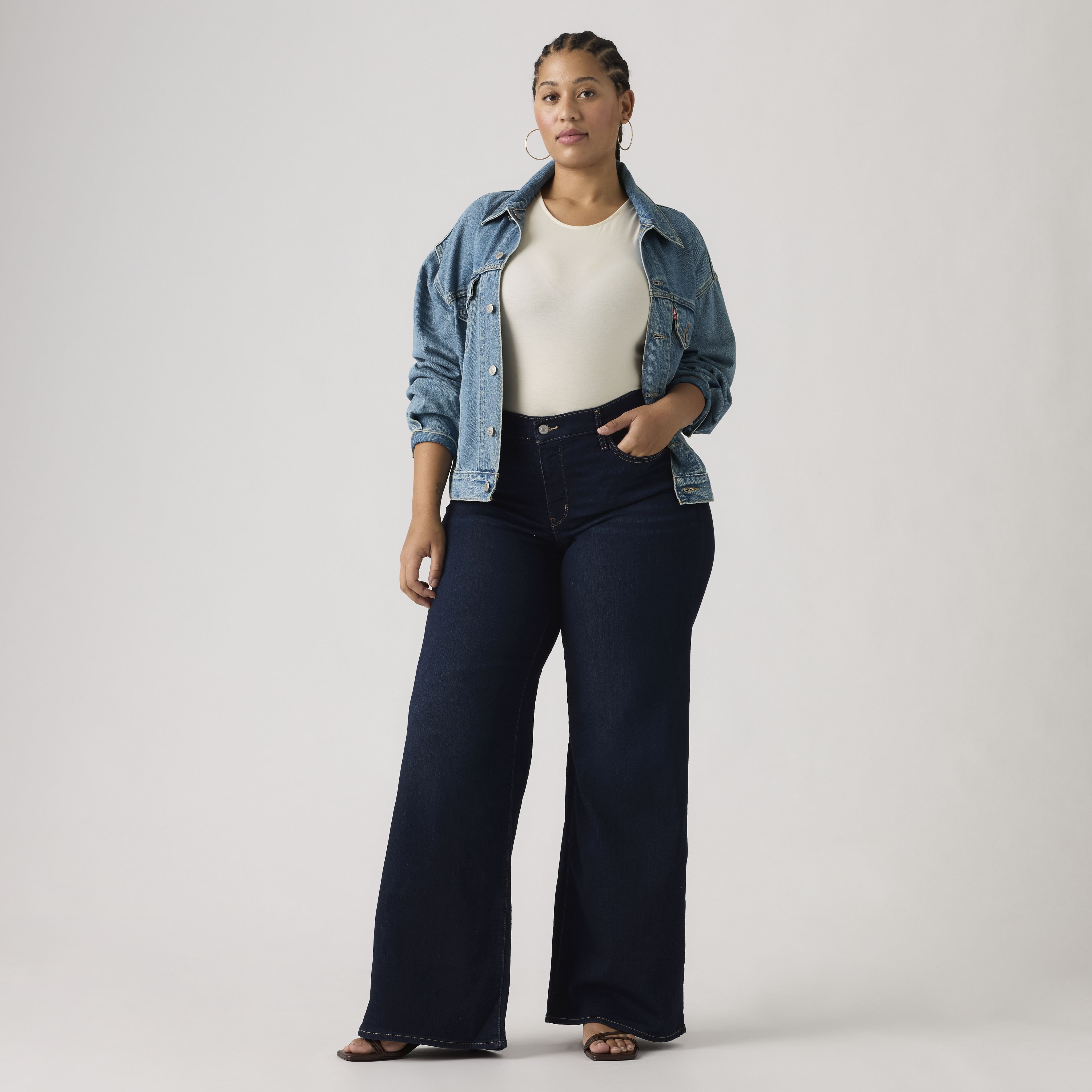 318 Shaping Wide Leg Jeans 8