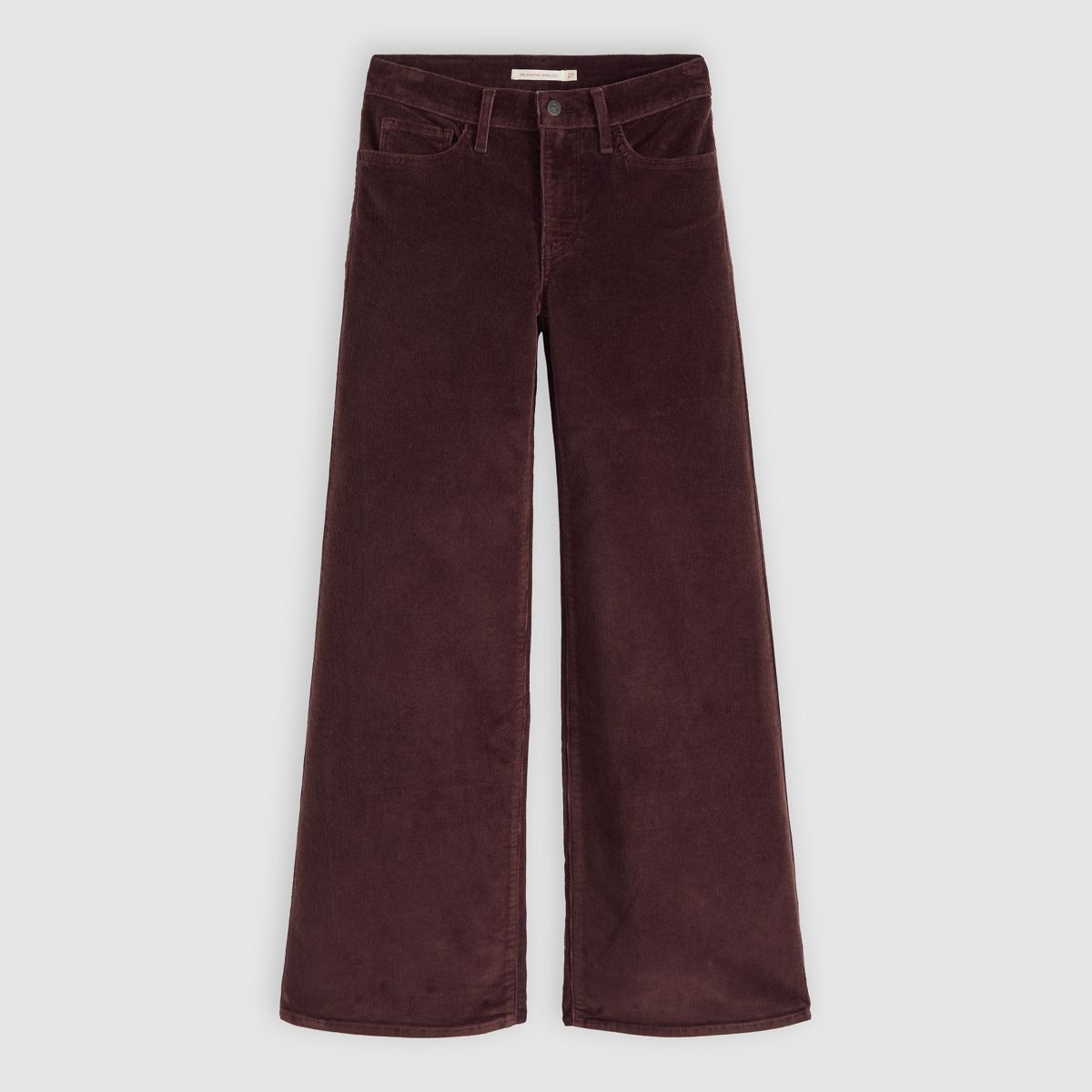 318 Shaping Wide Leg Corduroy Pants — Sassafras - Brown