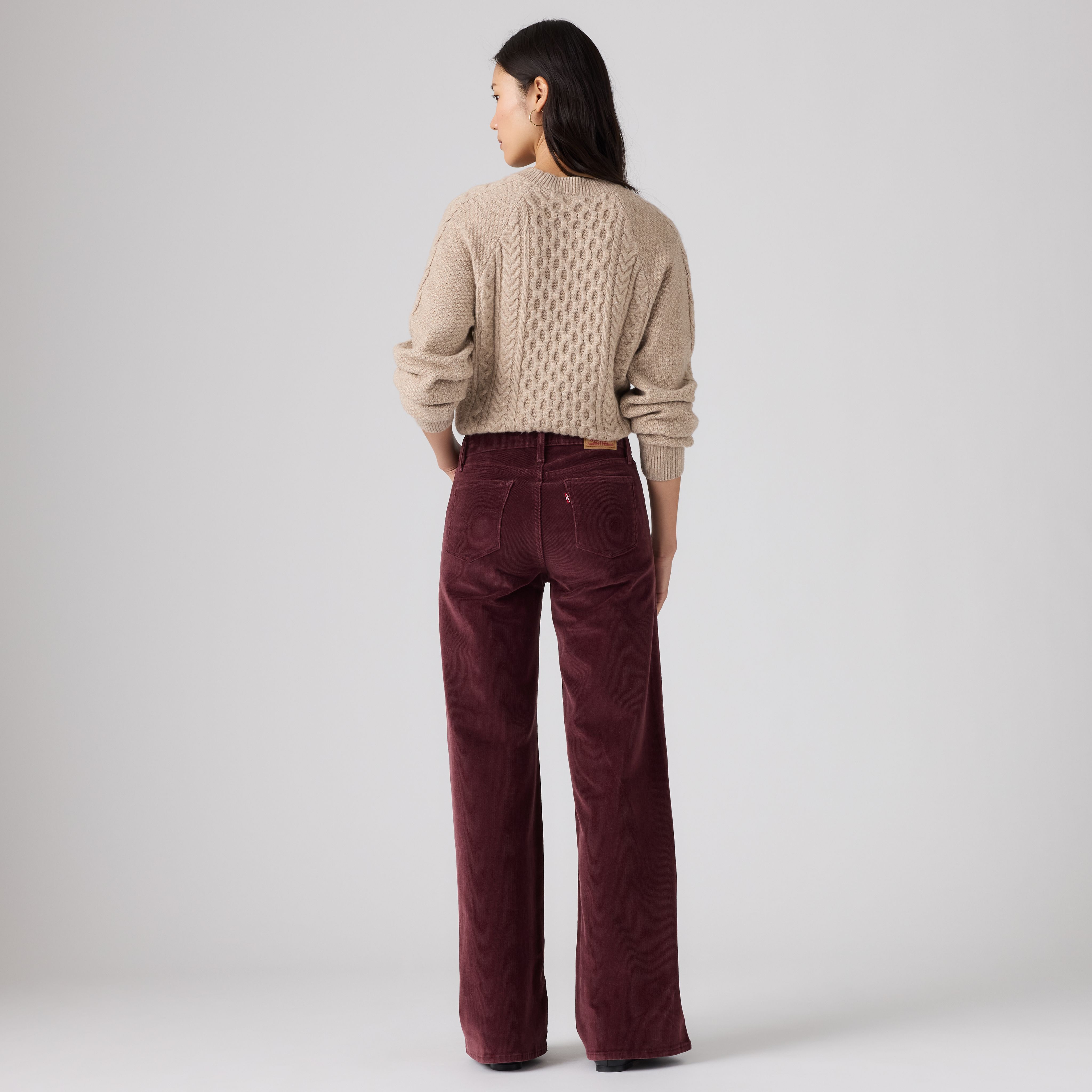 318 Shaping Wide Leg Corduroy Pants 3