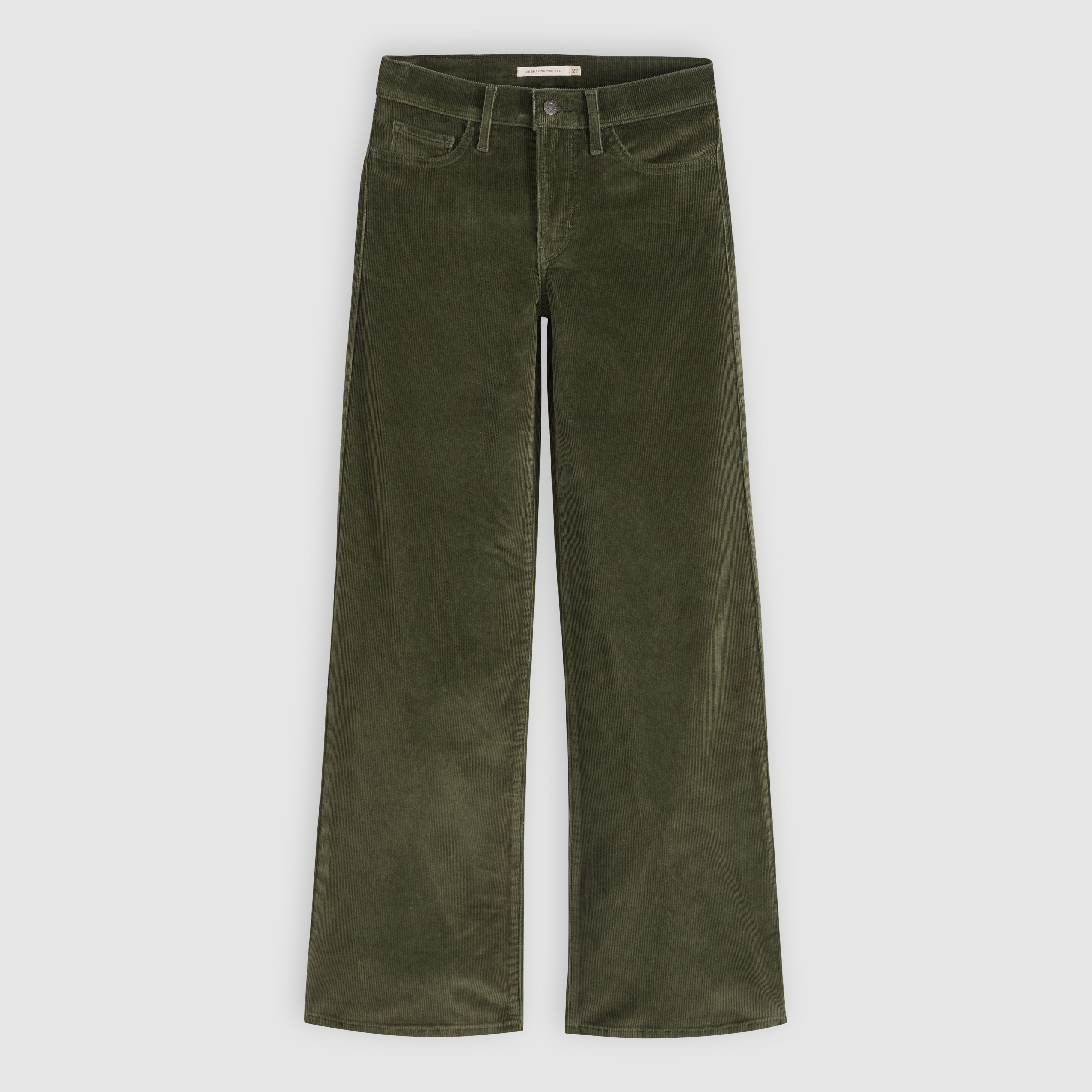 318 Shaping Wide Leg Corduroy Pants 6
