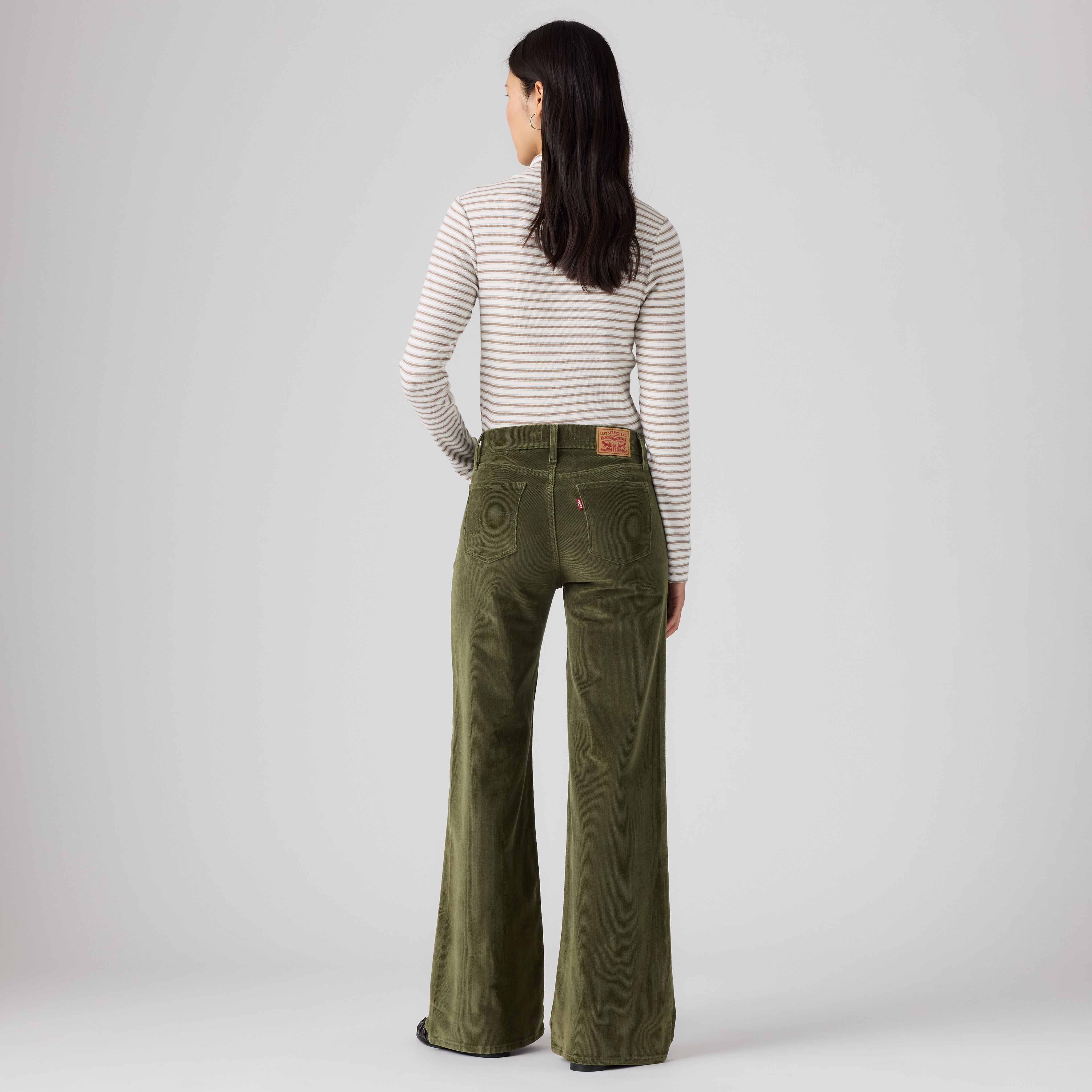 318 Shaping Wide Leg Corduroy Pants 3