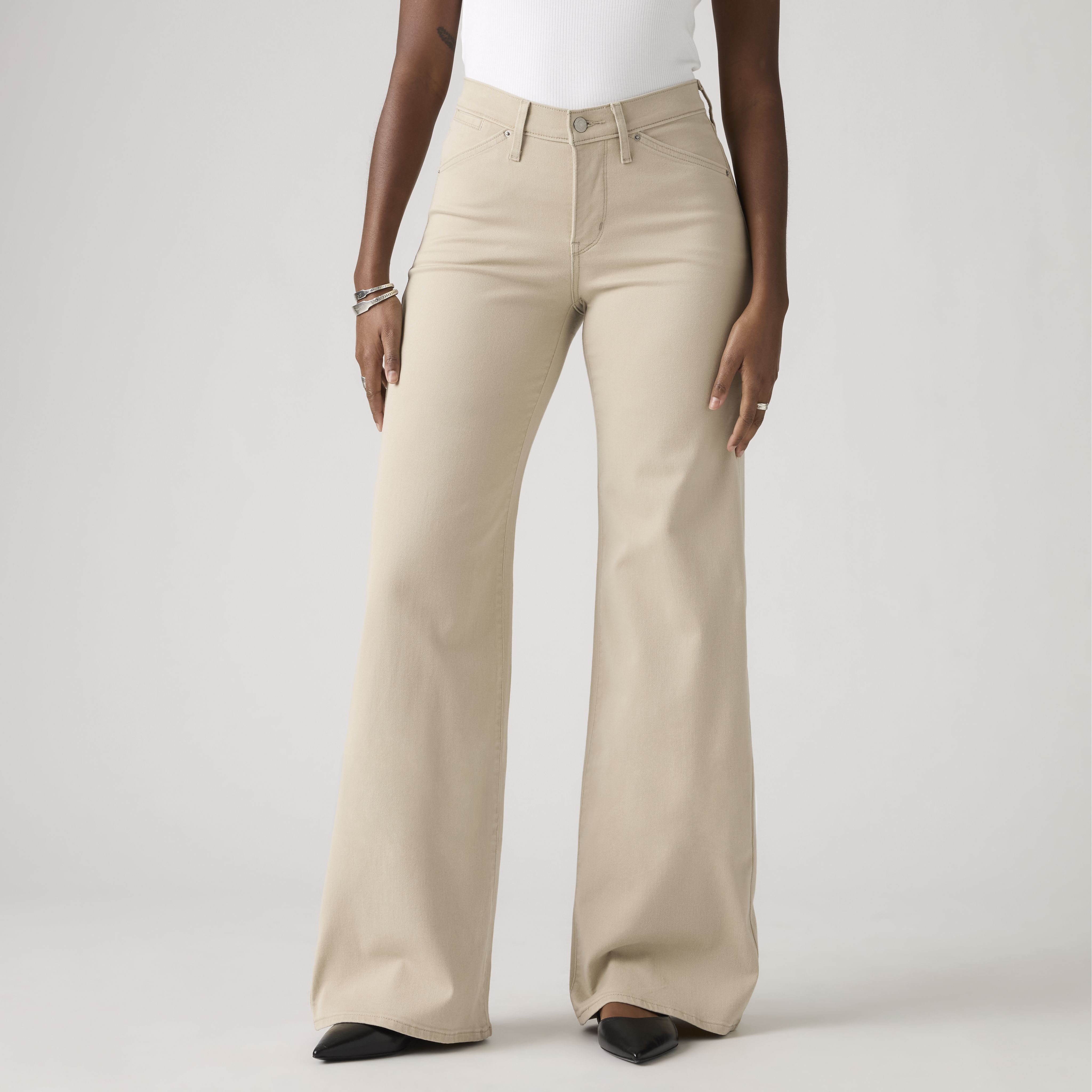 318 Shaping Notch Back Wide Leg Women's Jeans 5