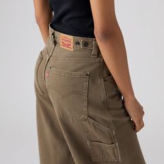 Cinch Baggy Women's Carpenter Pants — Washed Canteen - Brown 3