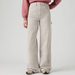 Cinch Baggy Women's Carpenter Pants — Pebbled Path - Grey 2