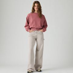 Cinch Baggy Women's Carpenter Pants — Pebbled Path - Grey 1