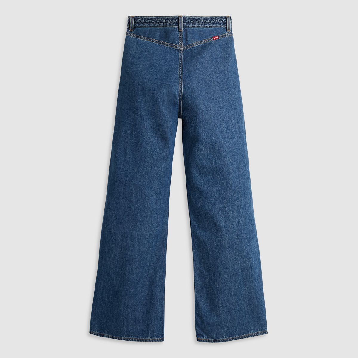 Ribcage Wide Leg Braided Women's Jeans — Big Yikes - Dark Wash