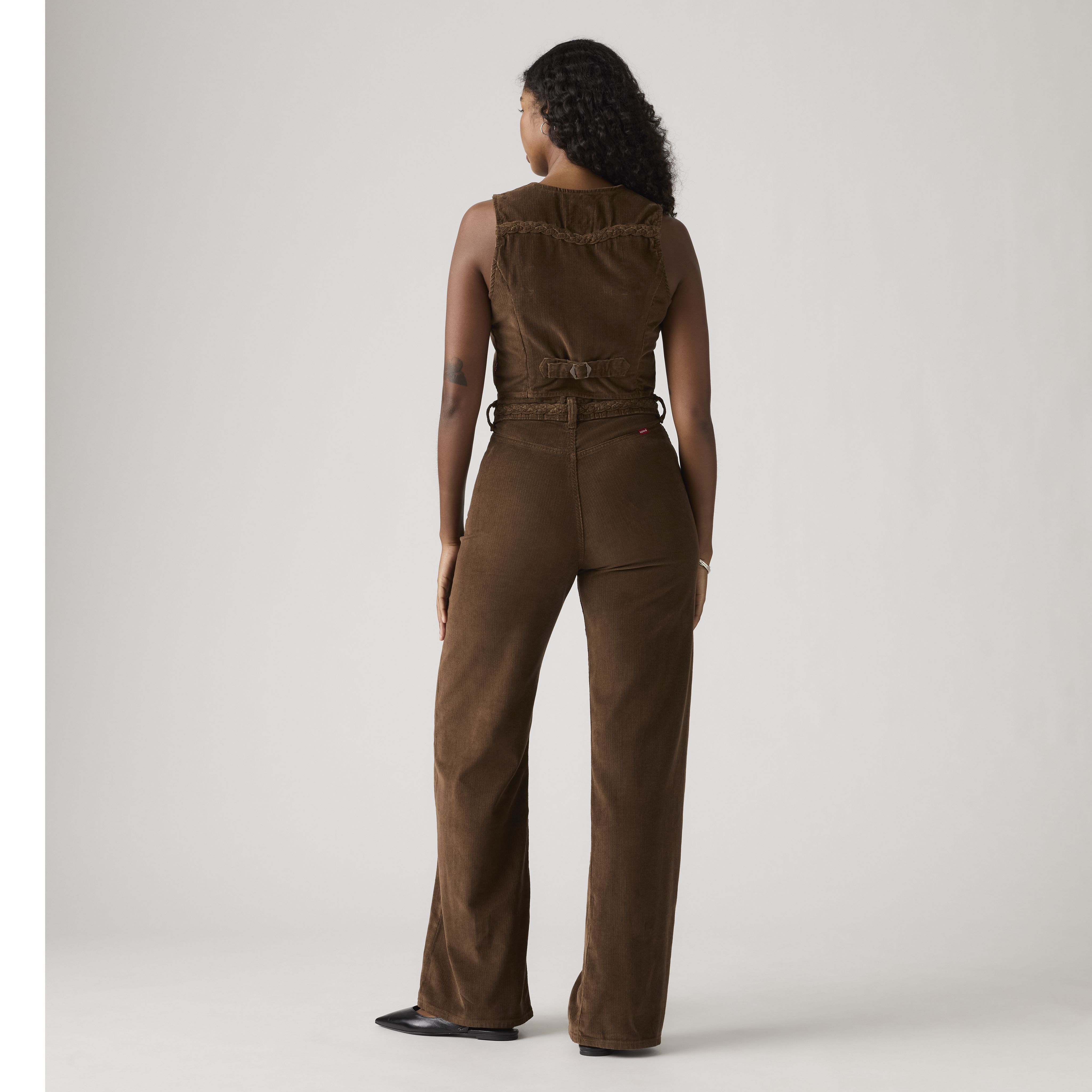 Ribcage Wide Leg Braided Women's Jeans 3