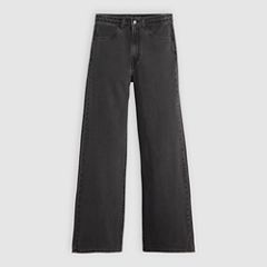Ribcage Wide Leg Braided Women's Jeans — Don't Cut - Black 6