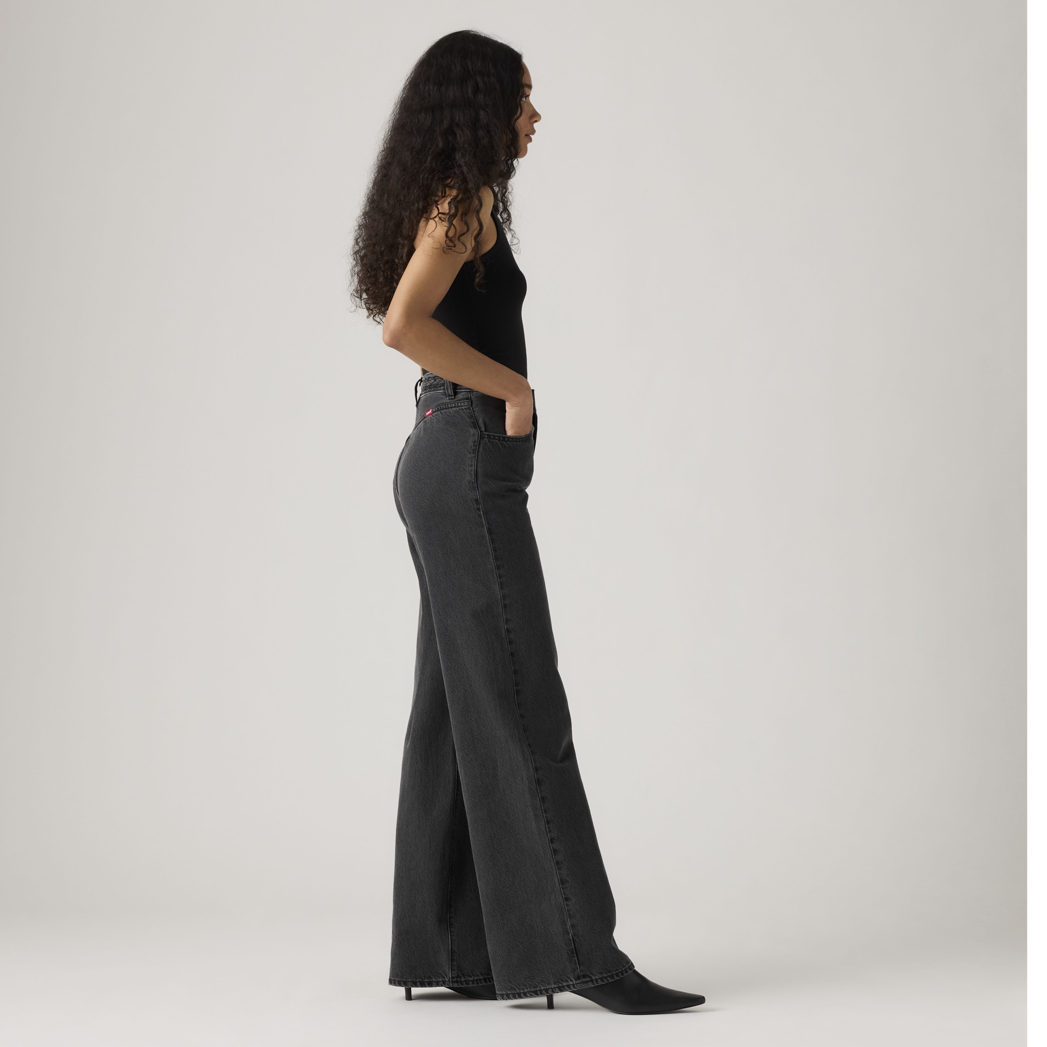 Ribcage Wide Leg Braided Women's Jeans 4