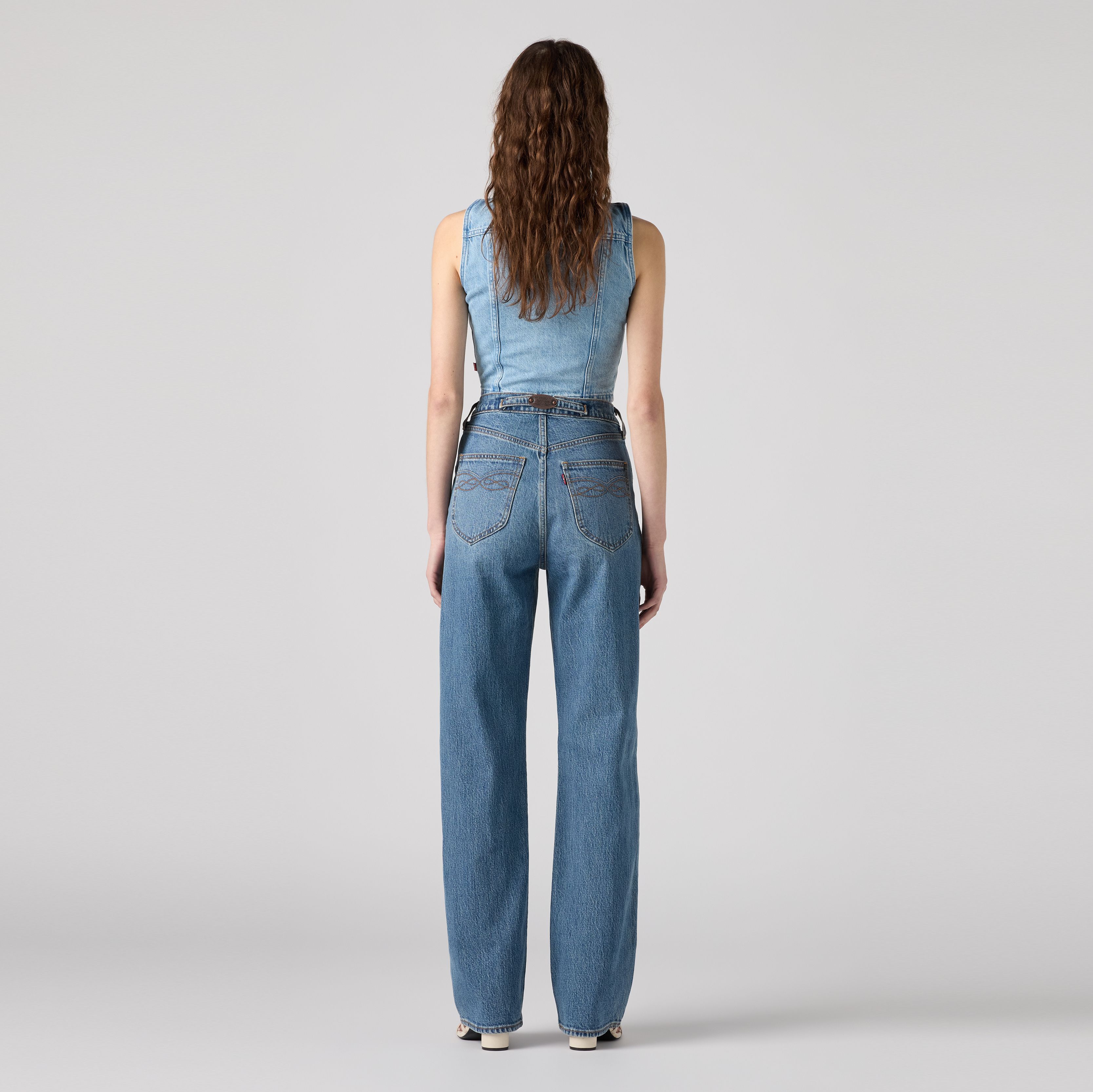 Ribcage Full Length Western Jeans 3