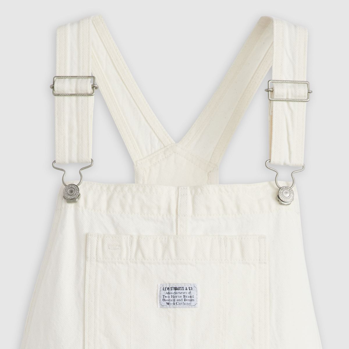 Utility Lightweight Shortalls — Truth Slip - White