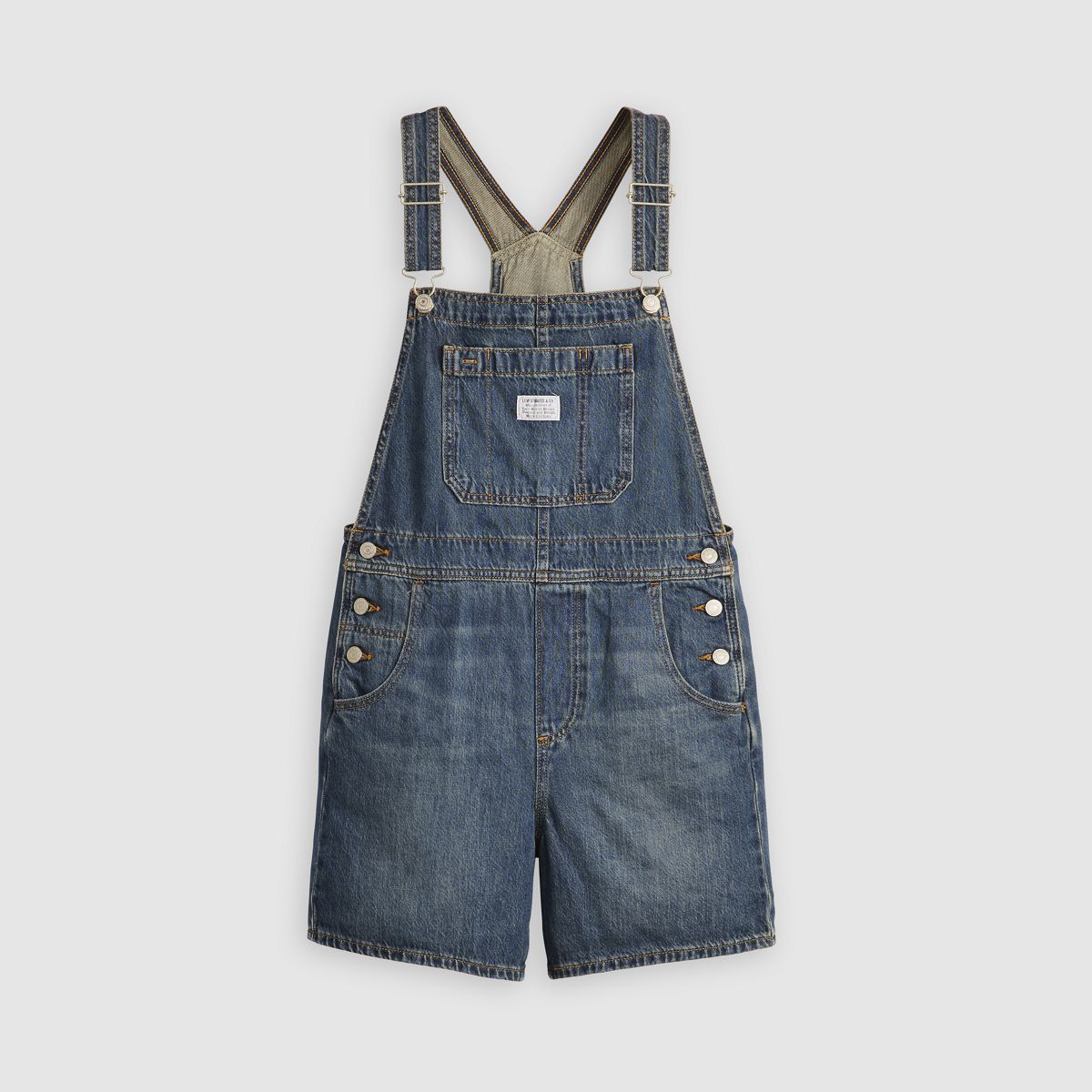Utility Lightweight Shortalls — Anniversary Party Shortall - Blue