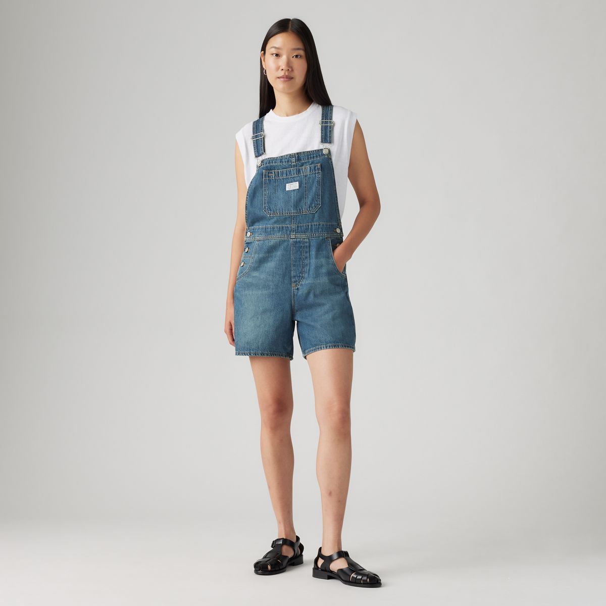 Utility Lightweight Shortalls — Anniversary Party Shortall - Blue