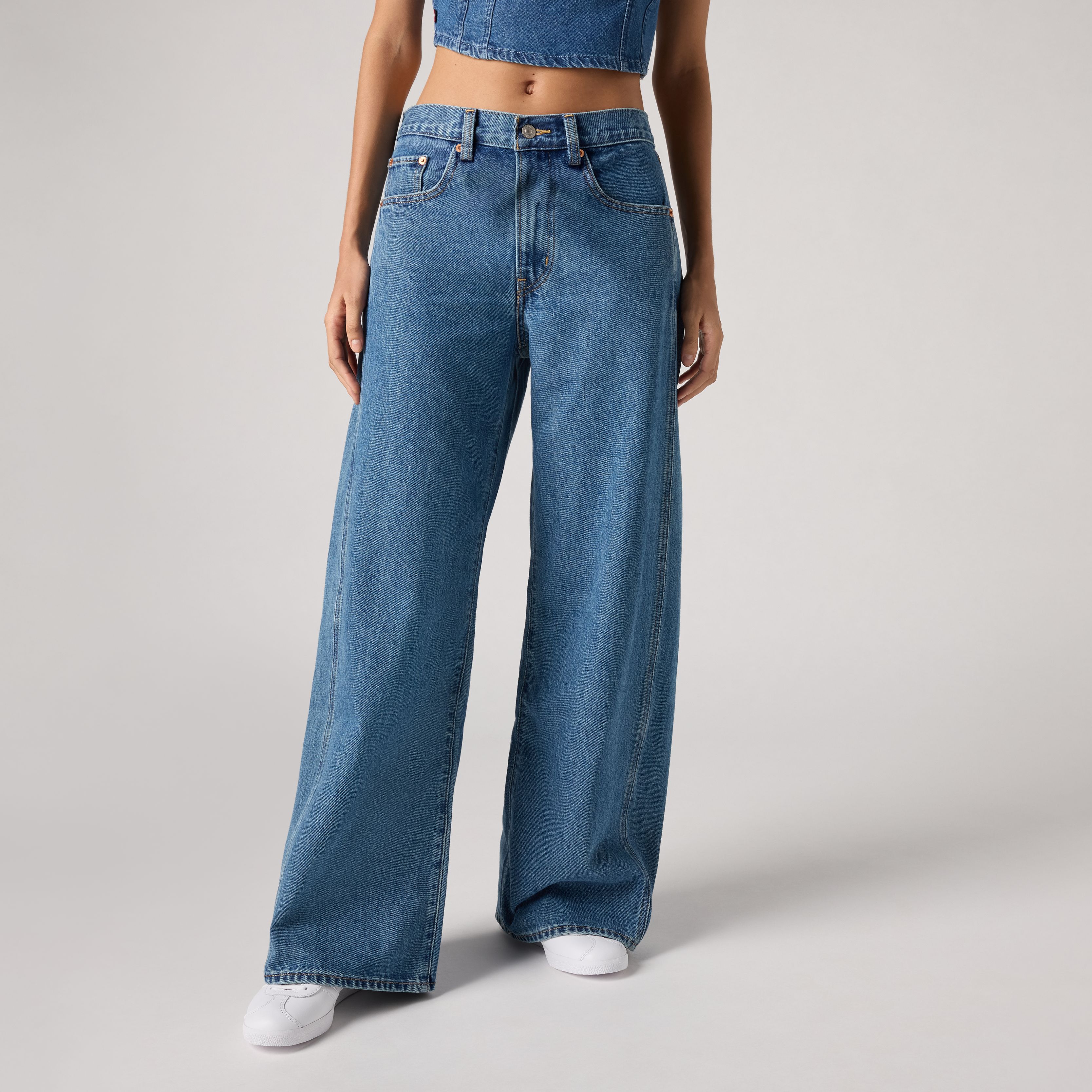 Xl Baggy Straight Seamed Women's Jeans - Medium Wash | Levi's® US
