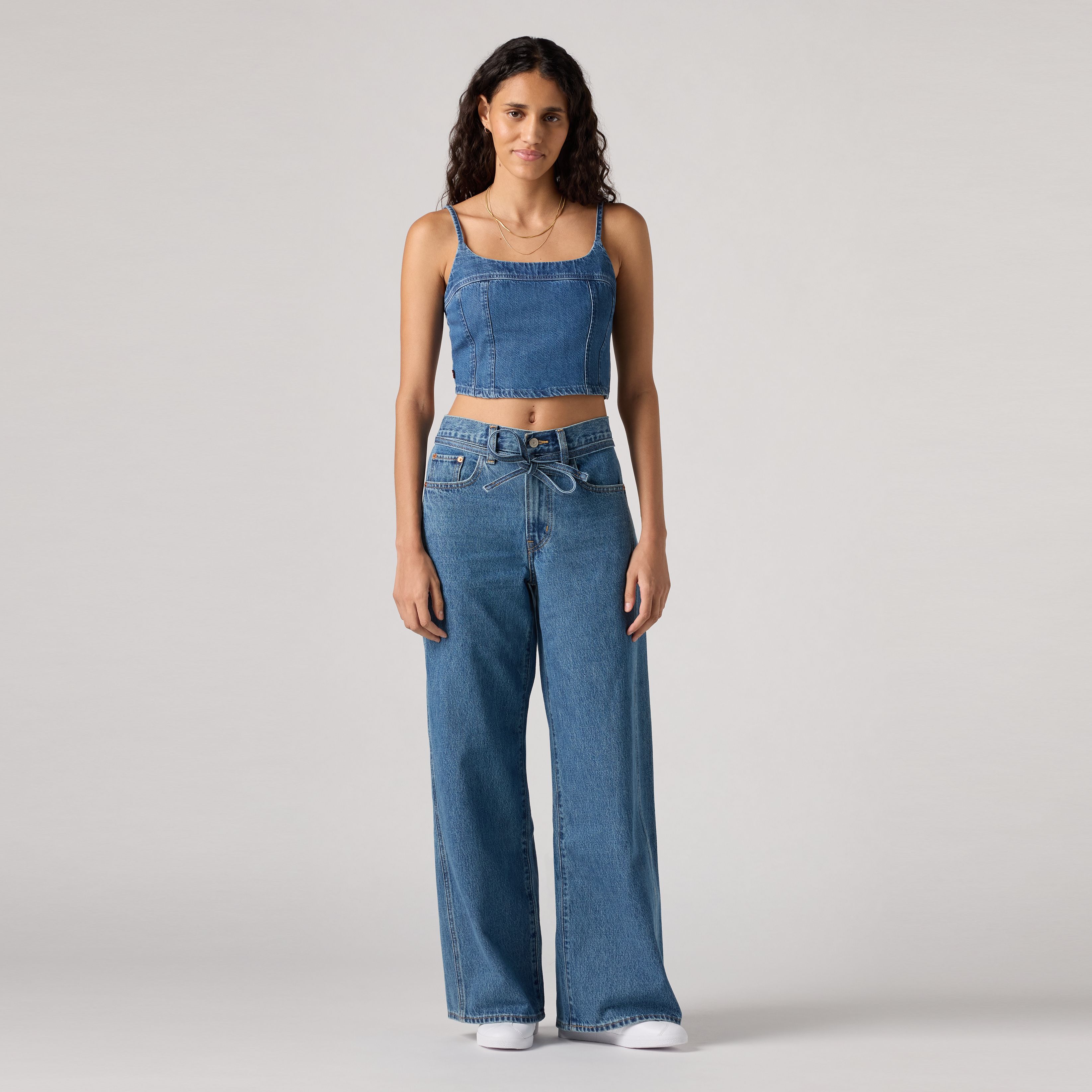 XL Baggy Straight Seamed Women's Jeans 8