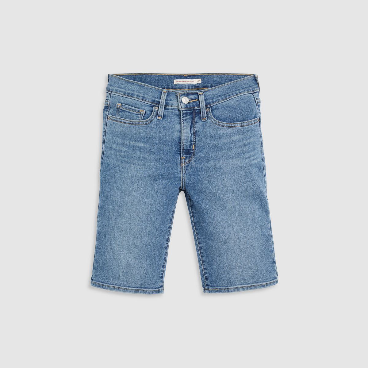 Shaping Bermuda Women's Shorts — Camp Denim Short - Medium Wash
