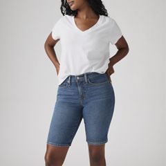 Shaping Bermuda Women's Shorts — Clever Girl Short - Dark Wash 2