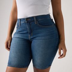 Shaping Bermuda Women's Shorts — Clever Girl Short - Dark Wash 12