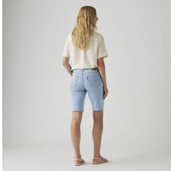 Shaping Bermuda Women's Shorts — Double Duty Short - Light Wash 4
