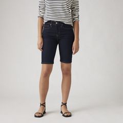 Shaping Bermuda Women's Shorts — Darkest Sky - Dark Wash 5