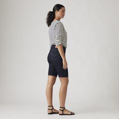 Shaping Bermuda Women's Shorts — Darkest Sky - Dark Wash 3